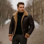 Men’s Shearling Leather Jacket