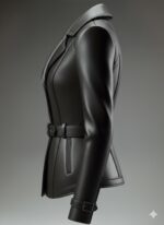 Women's Belted Moto Jacket