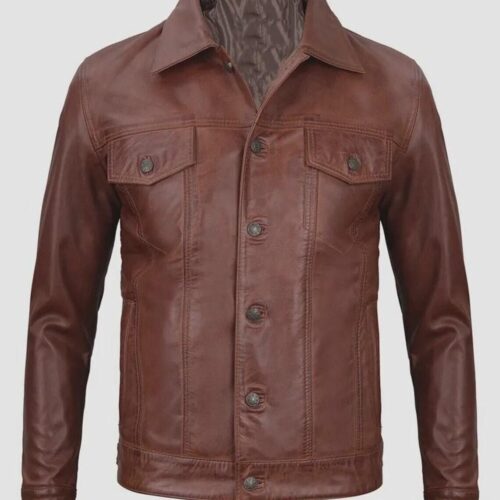 Men’s Hand Made Vintage Leather Jacket