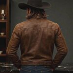 Mens Handmade Vintage Distressed Brown Leather Jacket