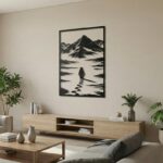 Nihilips Penguin Metal Wall Art