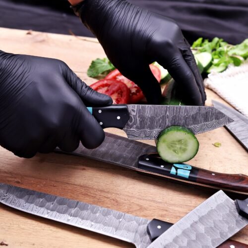 Professional Handmade FORGED DAMASCUS STEEL CHEF KNIFE