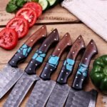Professional Handmade FORGED DAMASCUS STEEL CHEF KNIFE