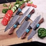 Professional Handmade FORGED DAMASCUS STEEL CHEF KNIFE
