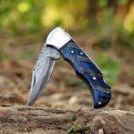 Damascus Folding Knife