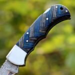 Damascus Folding Knife