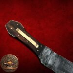 Bowie Guardless Coffin Knife