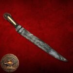 Bowie Guardless Coffin Knife
