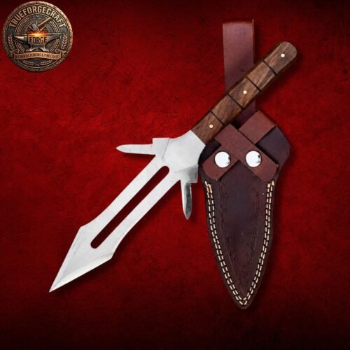 Klingon D'k Tahg Knife, Star Trek Klingon Knife, D'k Tahg Replica, Klingon Dagger, Star Trek Prop Replica, Klingon Warrior Dagger, Carbon Steel Dagger, Handmade Dagger, Movie Prop Replica, Sci Fi Collectible, Star Trek Collectible, Klingon Weapon Replica, Fantasy Dagger, Cosplay Dagger, Display Dagger