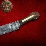 Bowie Guardless Coffin Knife