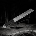 Damascus Steel Machete Knife