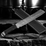 Damascus Steel Machete Knife
