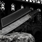 Damascus Steel Machete Knife