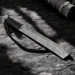 Damascus Steel Machete Knife