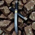 Damascus Steel Mini Tanto