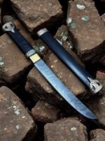 Damascus Steel Mini Tanto