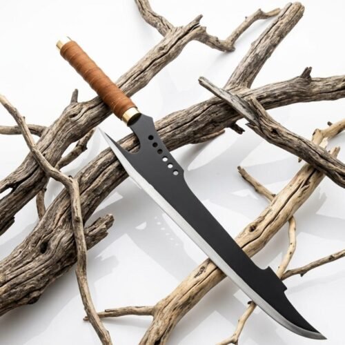 carbon steel camping sword
