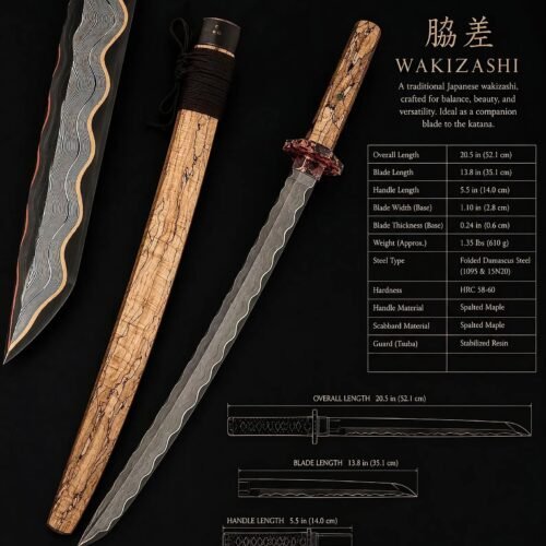Wakizashi Tanto Sword